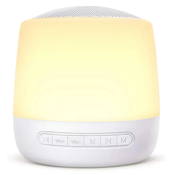 White Noise Machine with Night Light for Kids with Press Control